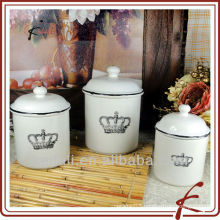 Best Selling Wholesale Ceramic Porcelain Cosmetic Candy Cream Storage Jar